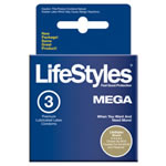 Lifestyles Extra Large Condom 3 Pack