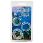Silicone Island Rings-Clear